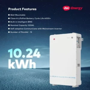 iTel 10.24kWh 48V Battery (Standing)