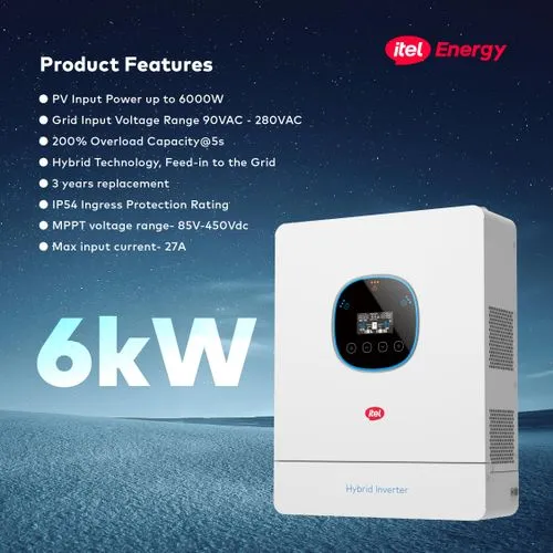 iTel 6kW 48V WiFi Inverter (IP54)